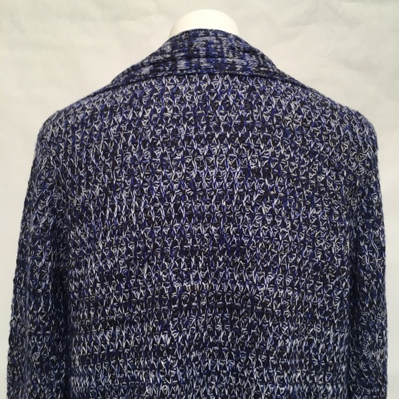 SNAILS AND CINNAMON BLUE KNIT WATERFALL CARDIGAN - Picture 7 of 12